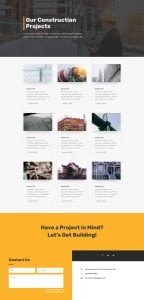 Get A Free Construction Company Layout Pack For Divi Elegant Themes Blog