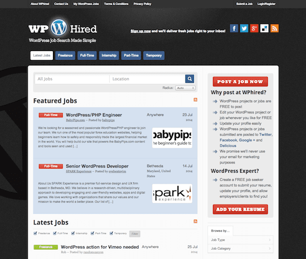 Featured jobs. Плагин фриланс биржи WORDPRESS.