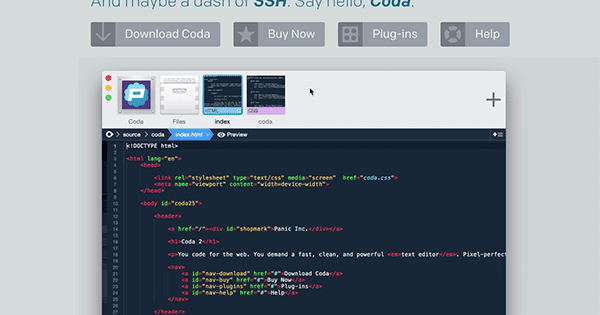 code editor with live preview
