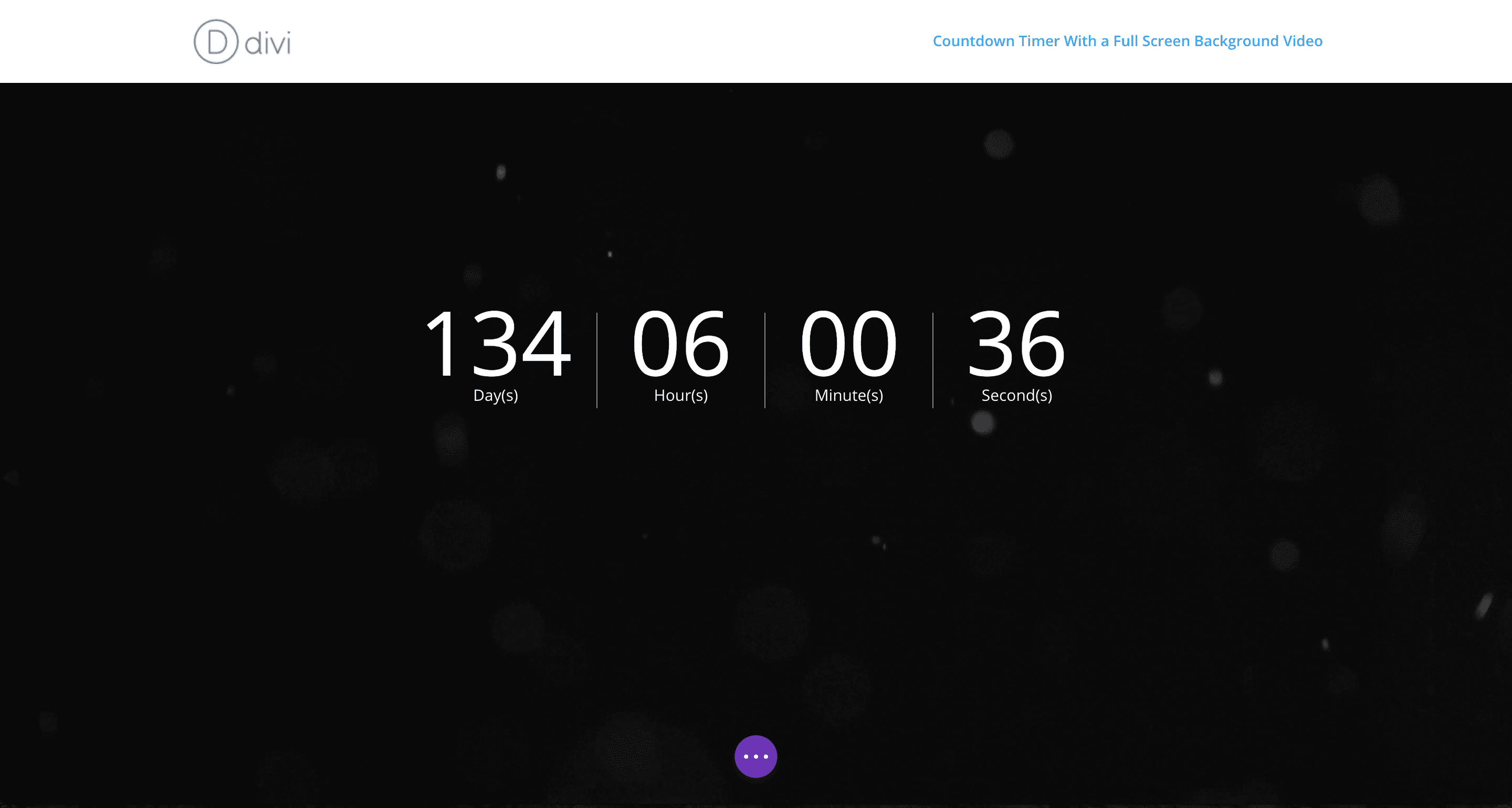 Set up an online countdown timer black background for your event