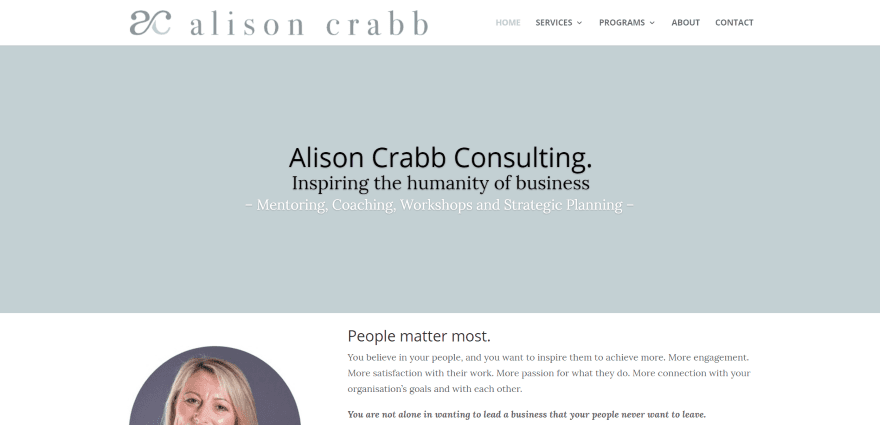 10 Examples of Business Consultant Websites Built with ...