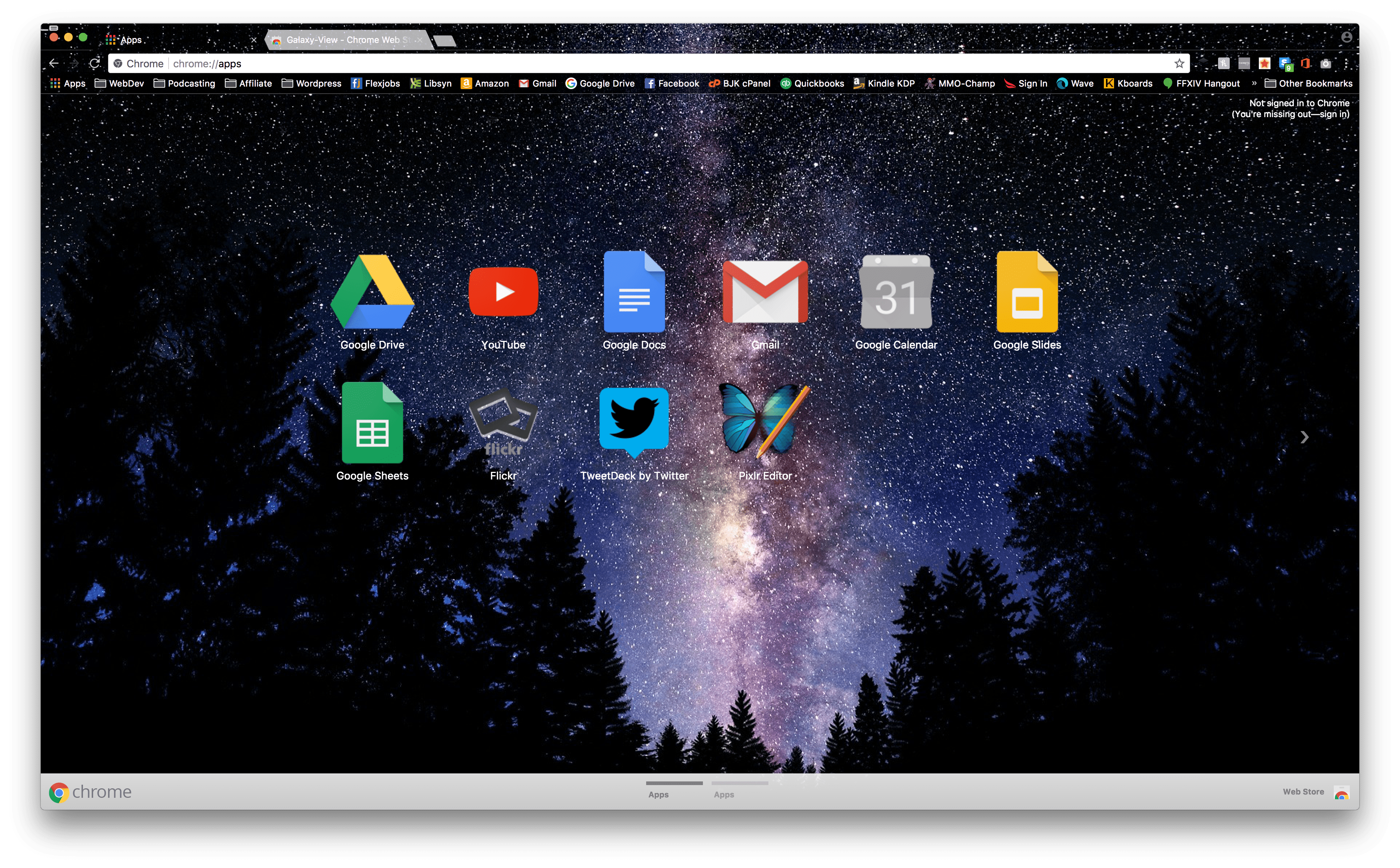 chrome for mac theme whole window