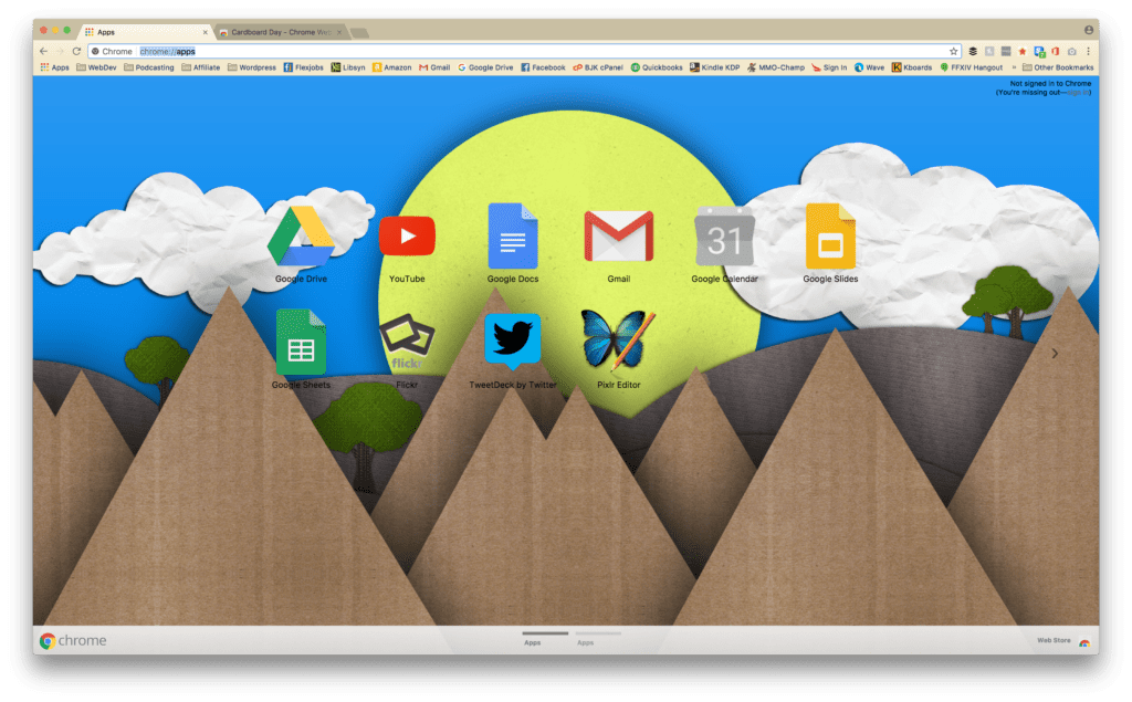 google chrome backgrounds that actually work