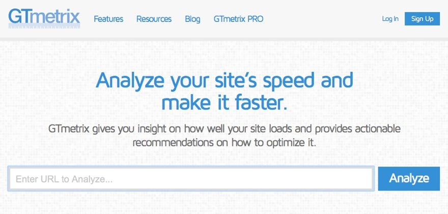 Tips on how to test web page load speed with Gtmetrix