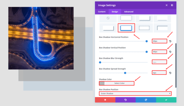 How to Combine Image Background & Box Shadow Options with Divi