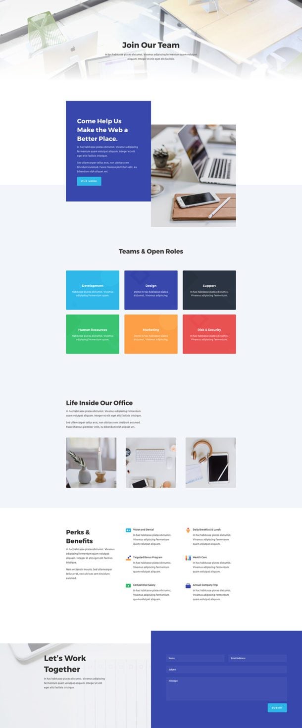 Download a Stunning Free Web Agency Divi Layout Pack