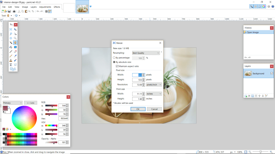 how to photoshop with paint.net