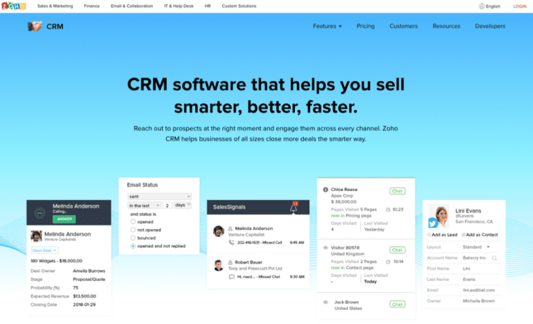 Zoho CRM: A Detailed Overview of the Free Version