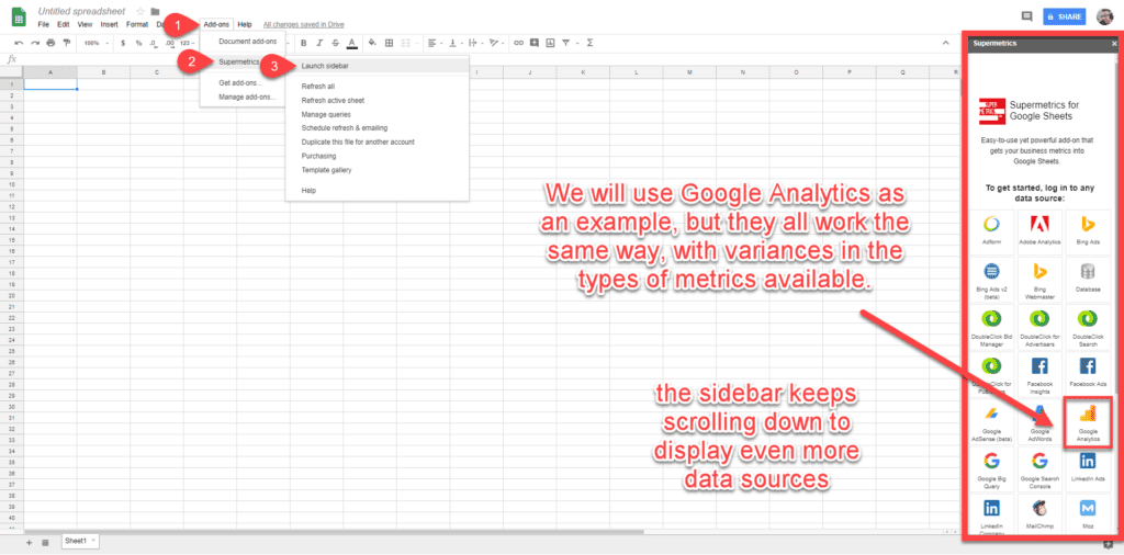 how to add shapes in google sheets
