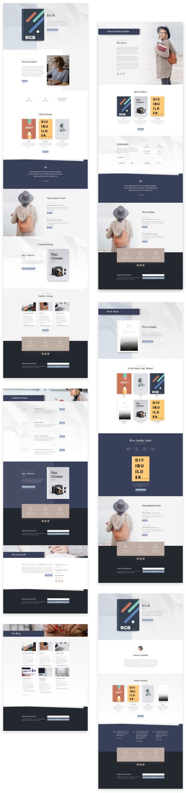 Get an Eye-Catching FREE Author Layout Pack for Divi