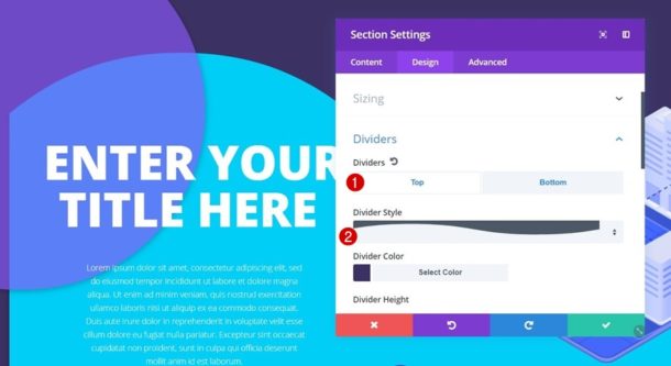 How to Indirectly Apply Divi Section Dividers to Your Design (Part 1: Rows)