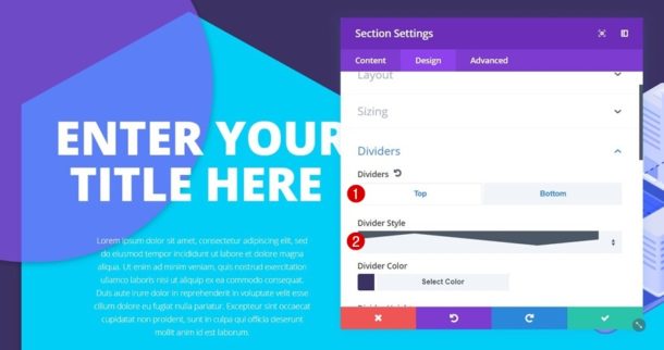 How to Indirectly Apply Divi Section Dividers to Your Design (Part 1: Rows)