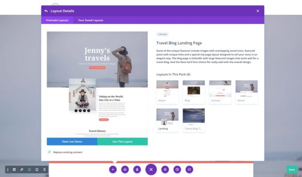 Get a FREE & Adventurous Travel Blog Layout Pack for Divi