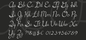 free cursive handwriting font generator