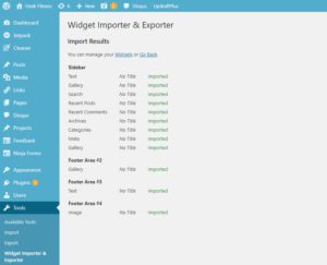 How To Import And Export WordPress Widgets Between Sites | LaptrinhX