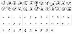 cursive writing fonts in microsoft word