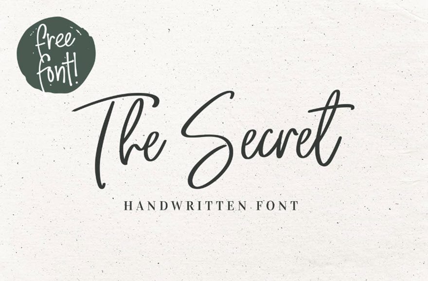 the word free cursive fonts