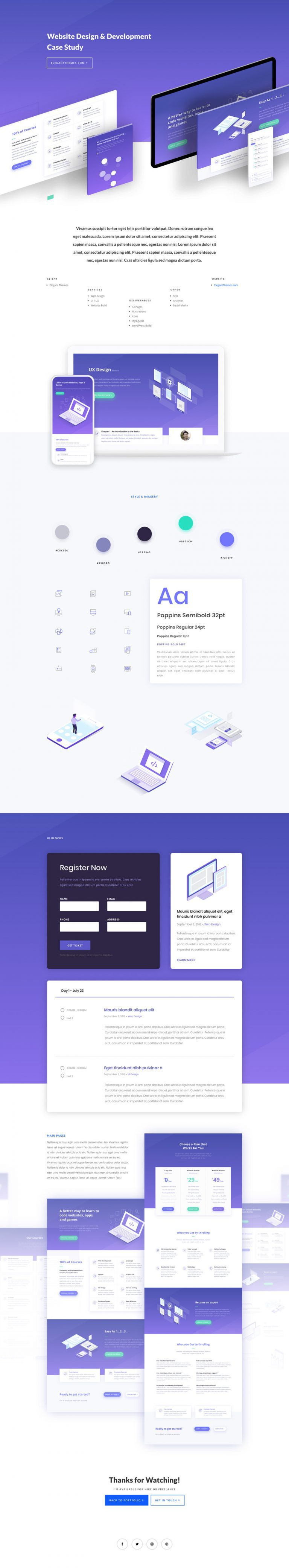 Get a FREE Web Freelancer Layout Pack for Divi