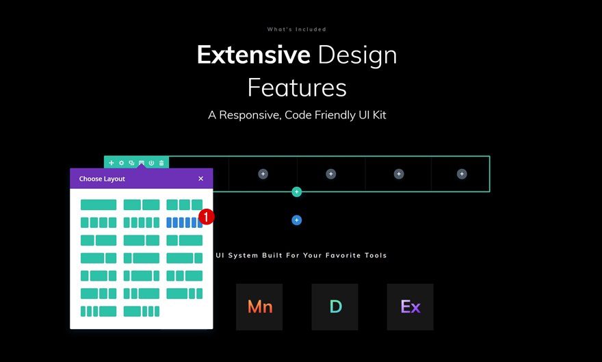 ui kit landing page