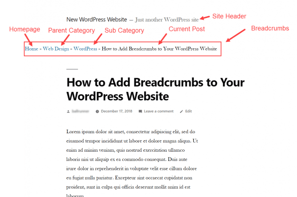 breadcumbs home rename wordpress