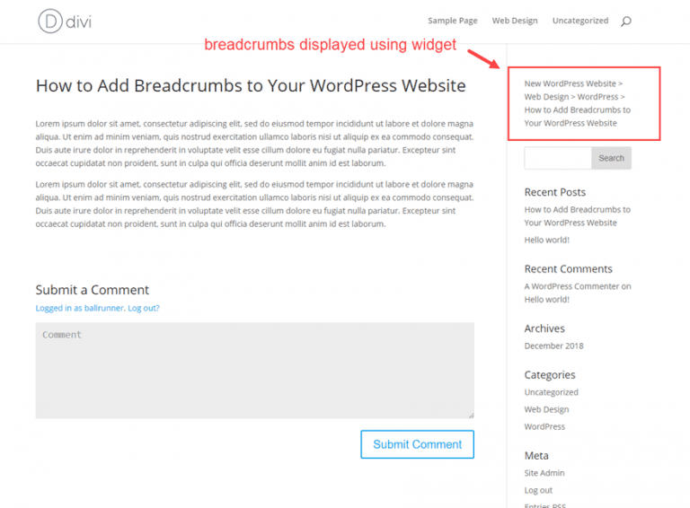 How To Add Breadcrumbs To Your WordPress Website