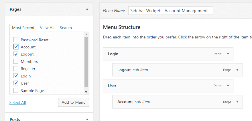 Creating a Custom WordPress Menu Structure