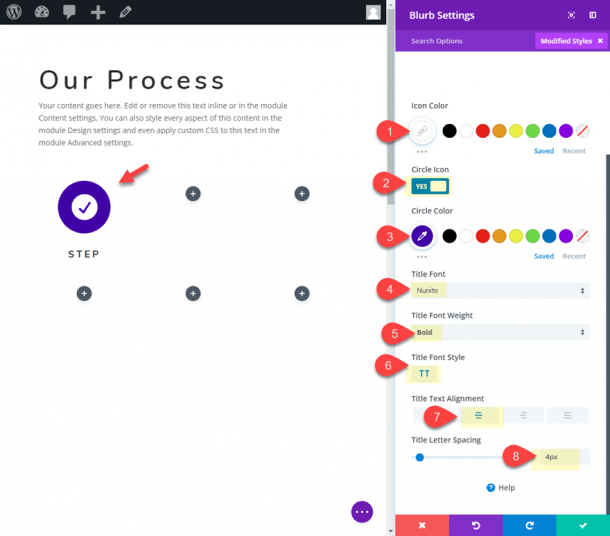 Using Divi's Transform Controls To Create Unique Blurb Module Layouts