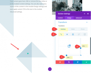 How to Use Transform Options to Design Unique Section Divider ...