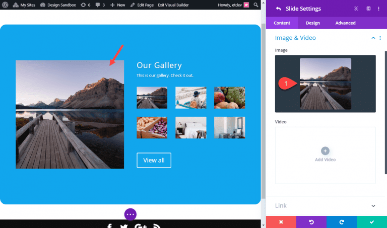 How to Create a Custom Photo Gallery Slider in Divi