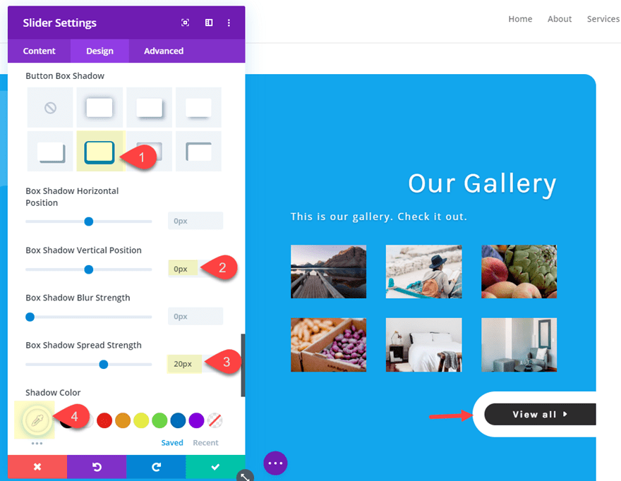 How to Create a Custom Photo Gallery Slider in Divi - Ask the Egghead, Inc.