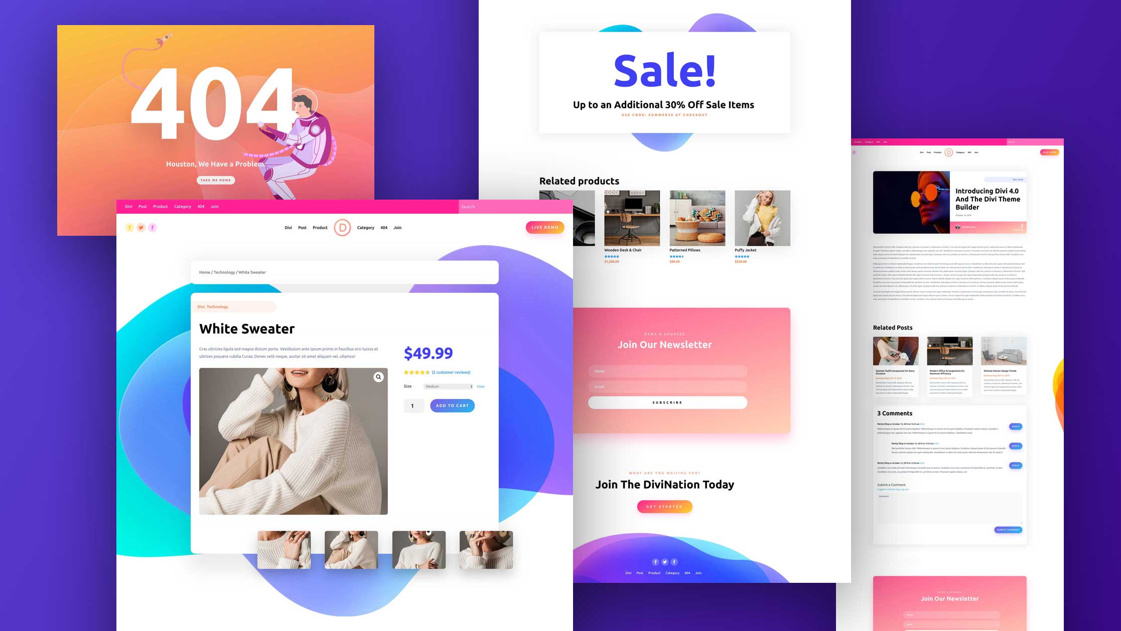 Download The Sixth Free Theme Builder Pack For Divi Elegant Themes Blog