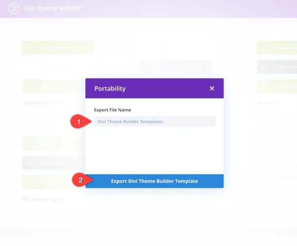 How to Use Divi's Theme Builder Portability (Import & Export) Features