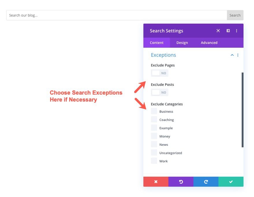 How To Create A Search Results Page Template In Divi Ask The Egghead