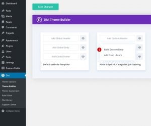 How To Create A Dynamic Job Opening Post Template With Divi's Theme ...