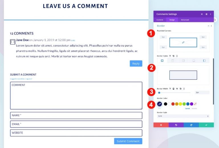 How To Style Divi’s Comments Module Inside A Blog Post Template ...