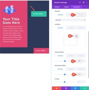 How to Position Buttons Absolutely to Create Unique Button Layouts in Divi