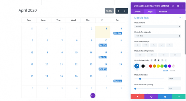 Divi Plugin Highlight: Divi Events Calendar Module