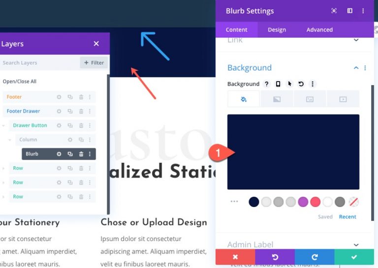 How to Design a Floating Footer Drawer in Divi