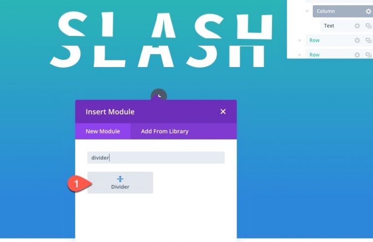 How to Create a Slashing Text Scroll Effect in Divi