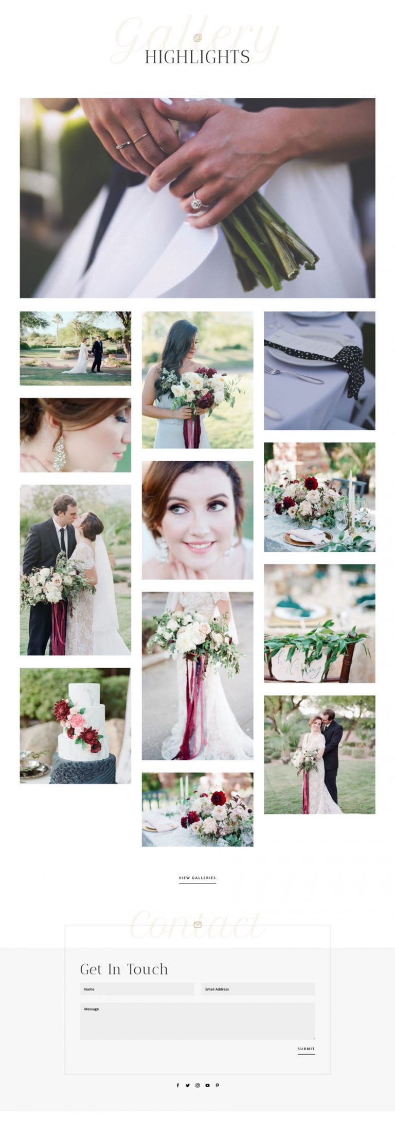 Get a FREE Wedding Photographer Layout Pack for Divi