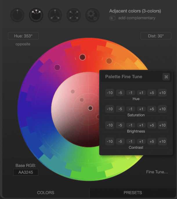 Using Paletton To Help Choose Your WordPress Website's Color Palette