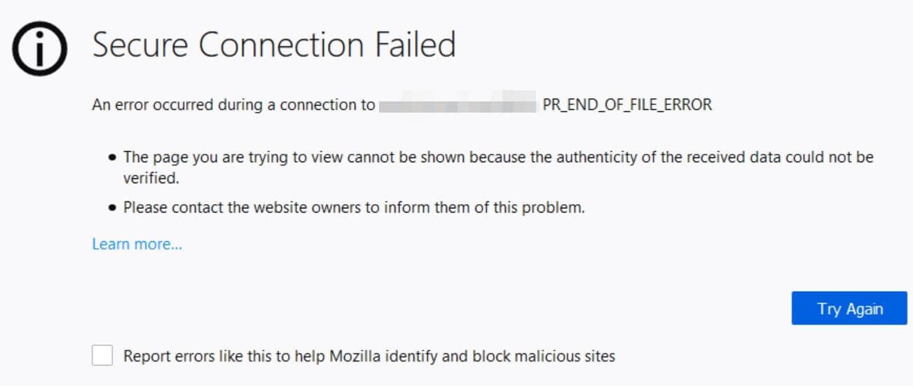 firefox for mac webpage is not secure