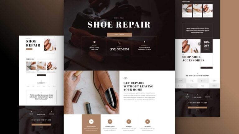 shoe repair layout pack