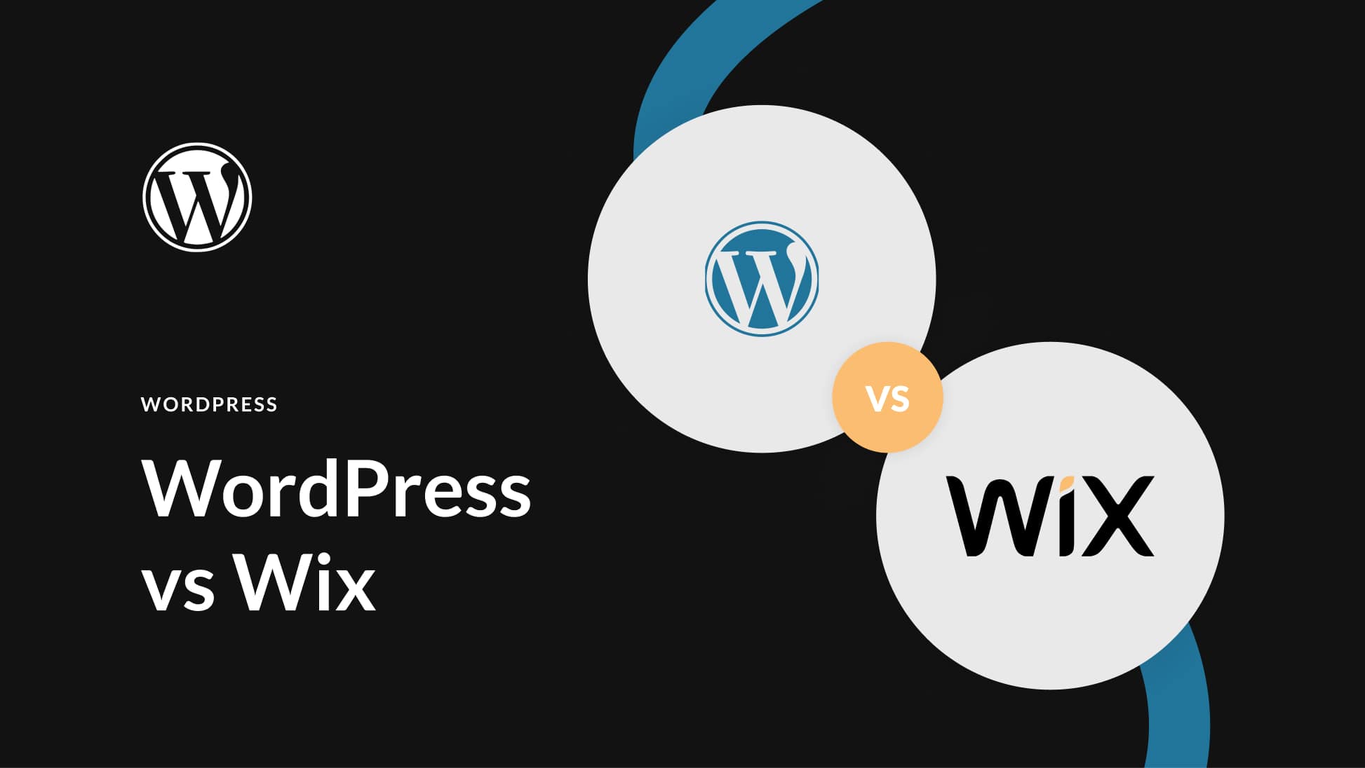 WordPress vs Wix Comparison Image