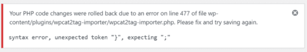 How To Fix The Parse Error Syntax Error Unexpected In Wordpress 9377