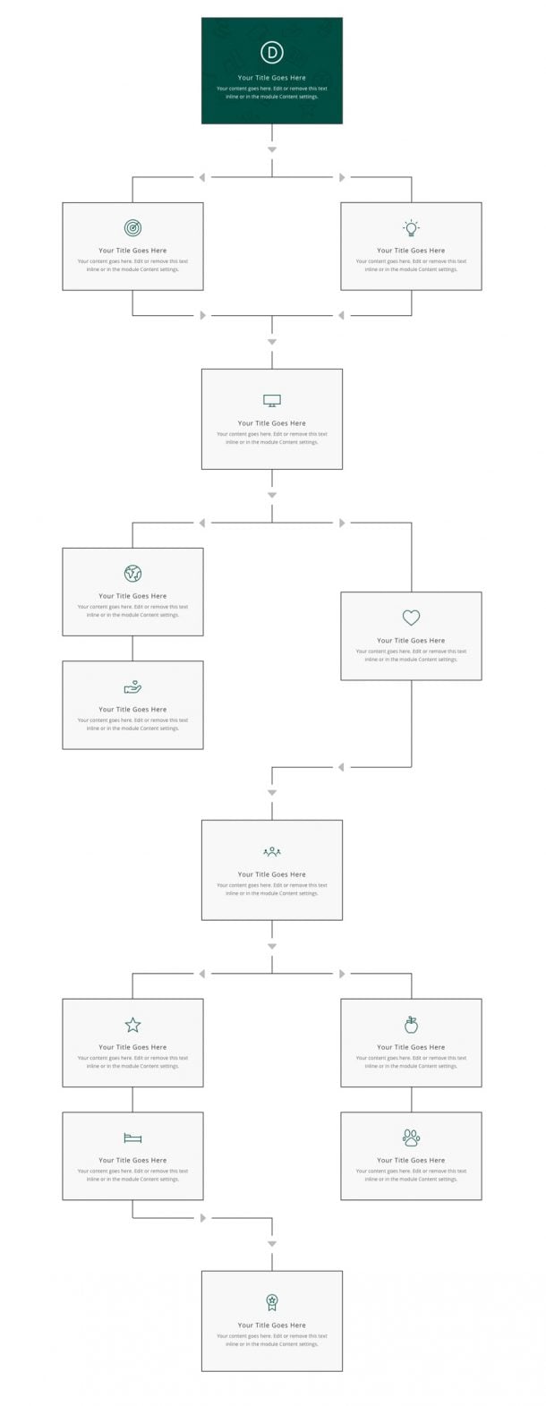 How to Create a Flow Chart Layout in Divi | Elegant Themes Blog