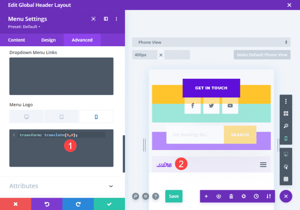 How to Create a Divi Overlapping Logo