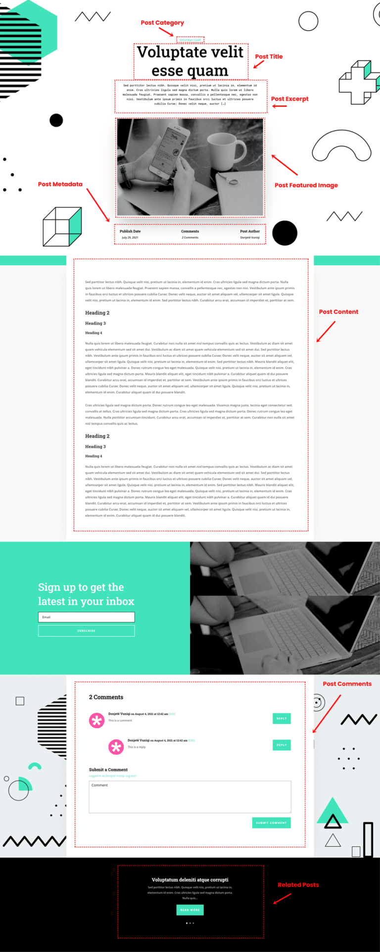 Download A FREE Blog Post Template For Divi's Data Science Layout Pack