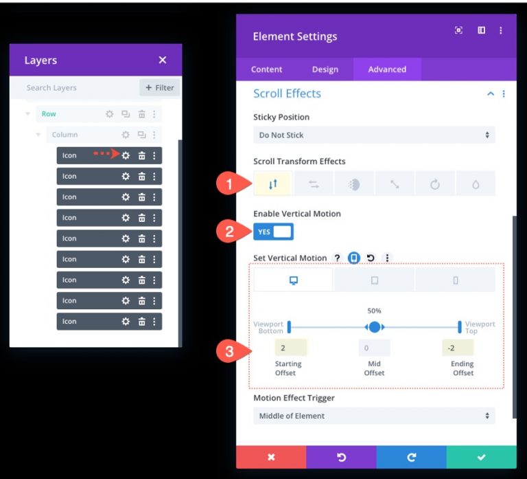 How to Add Scroll-Animated Icons to Section Backgrounds in Divi