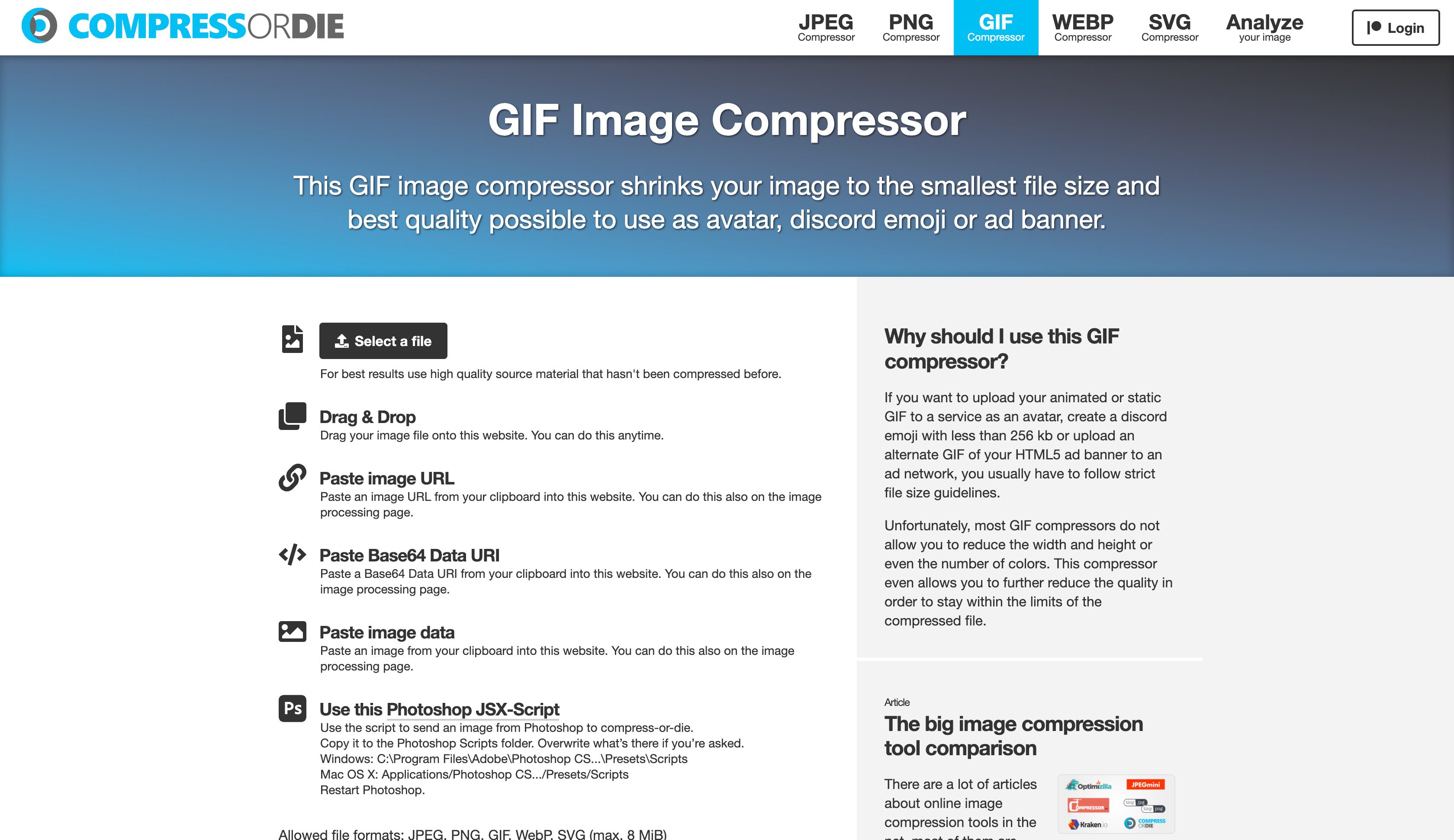 Compress/Reduce/Change GIF Size
